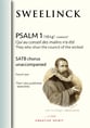 PSALM 1 complete SATB choral sheet music cover